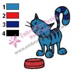 Pilchard Cat Bob Builder Embroidery Design